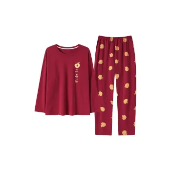 Mulong Family Pajama Set Women's Red