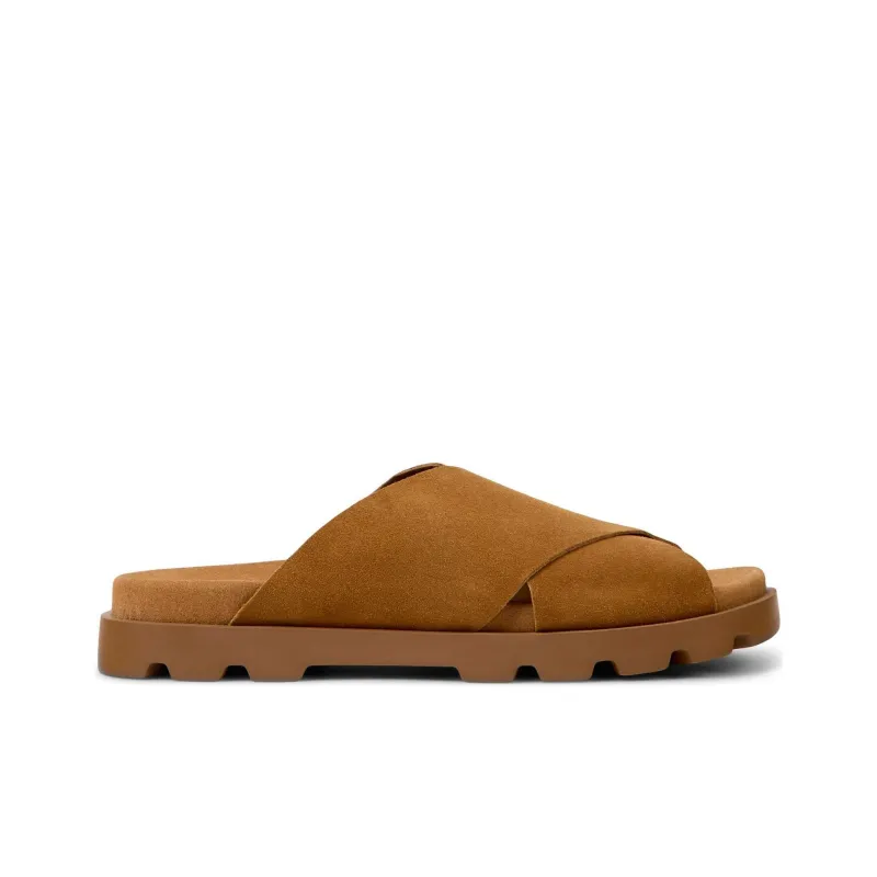 CAMPER Brutus Slip Resistant Slide Slippers Men's Brown-1