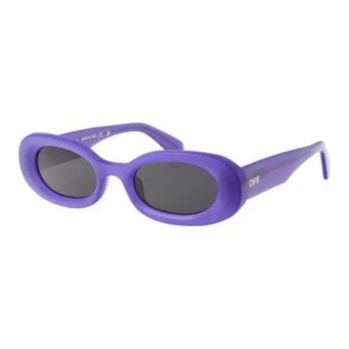 OFF-WHITE Amalfi Oval Sunglasses Purple/Grey OERI087F23PLA0013707