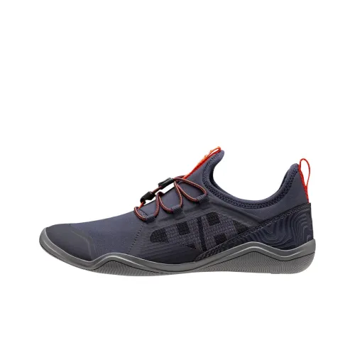 HELLY HANSEN Anti-Slip Wear-Resistant Mid-Top Outdoor Shoes Men's Purple Gray