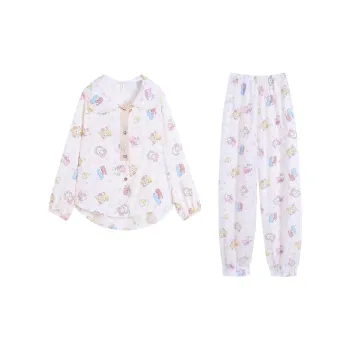 WANANNI Pajama Set Women's Beige Apricot