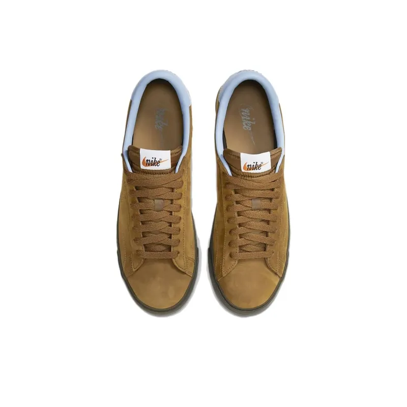 Nike Tennis Classic Low Top Skateboard Shoes Unisex Brown-3