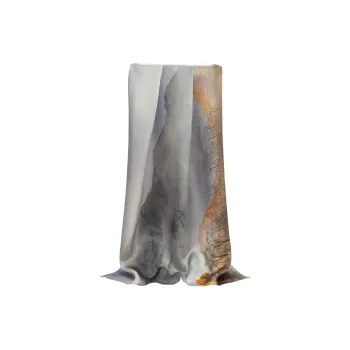 Shanghai Story Silk Scarf 100% Mulberry Silk Women's Mist Forest, Gift Box Set