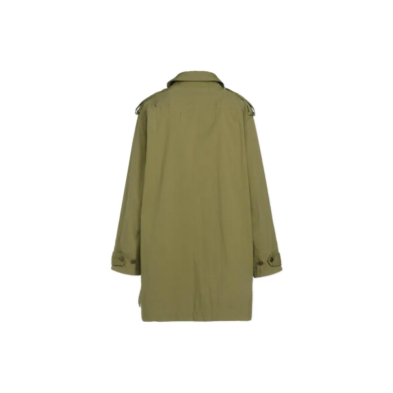 Yohji Yamamoto Ground Y FW24 Trench Coat Unisex Khaki-2