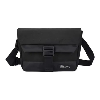 XTEP Fabric Crossbody Bag Shoulder Bag Unisex Black/Gray