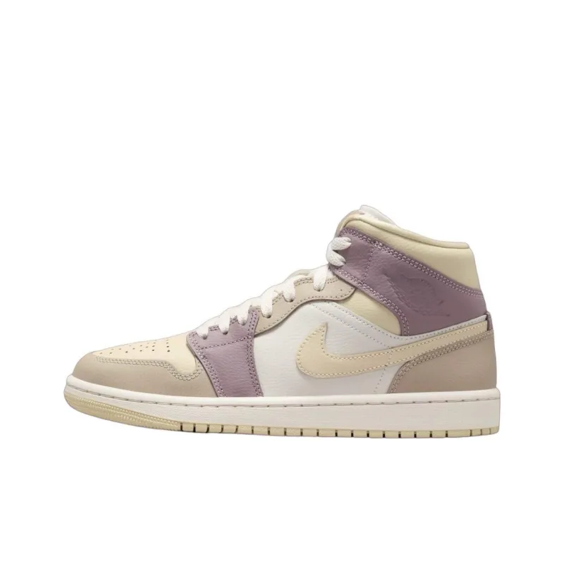 Jordan 1 Mid Light Orewood Brown Taupe Grey Women's-0