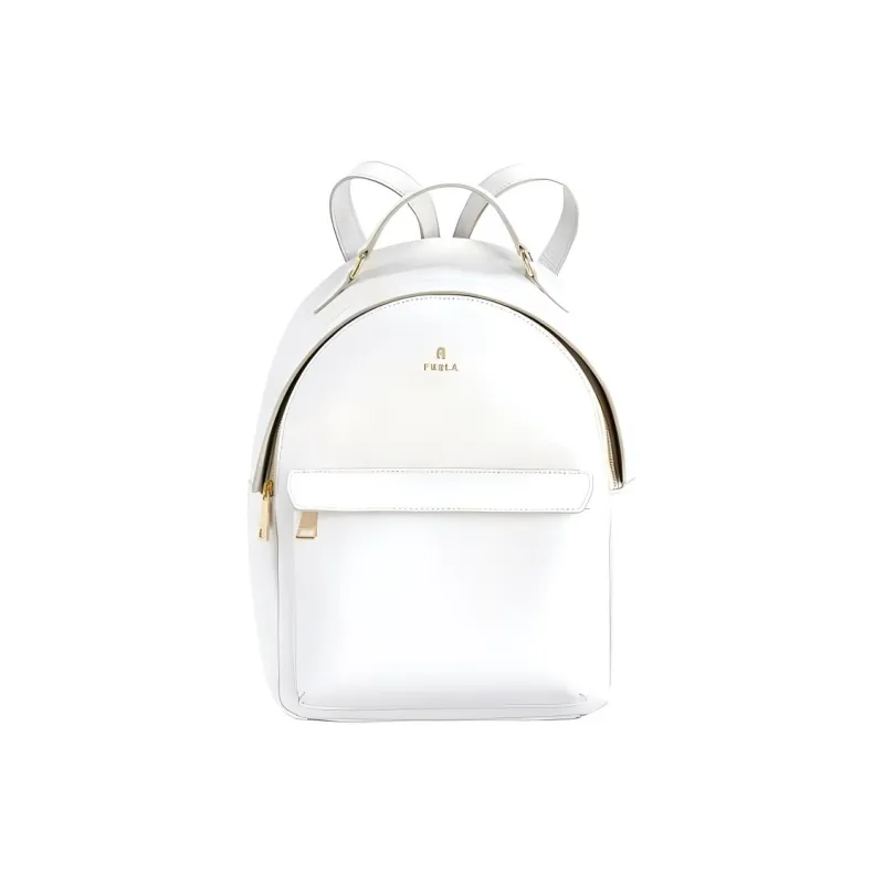 Furla Leather Backpack Regular Women's White-0