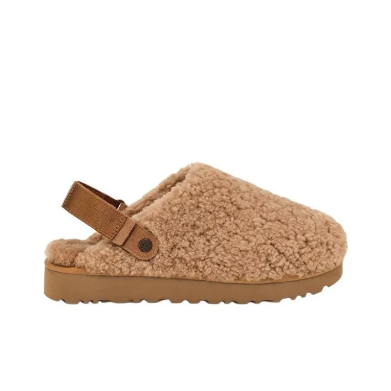 UGG Slip Resistant Wrap toe Slippers Women's Brown-1