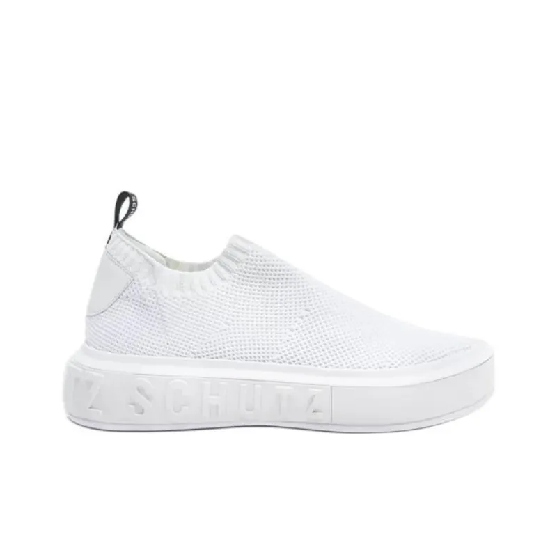 Schutz Low-Top Casual Shoes Women's White-1