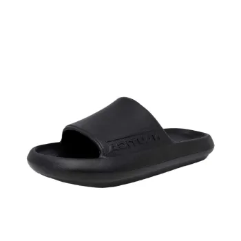 NAUTICA Odor-Resistant Slide Slippers Unisex Black