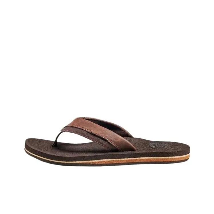REEF Abrasion-Resistant Slip-Resistant Flip Flops Men's Brown-0