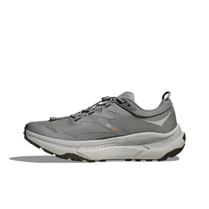 HOKA ONE ONE Transport Abrasion-Resistant Low-Top Running Shoes Men's Gray-2
