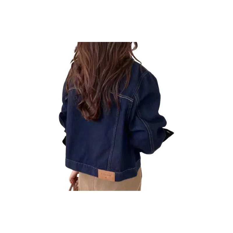 MADALLO Denim Jacket Women's Dark Blue-1