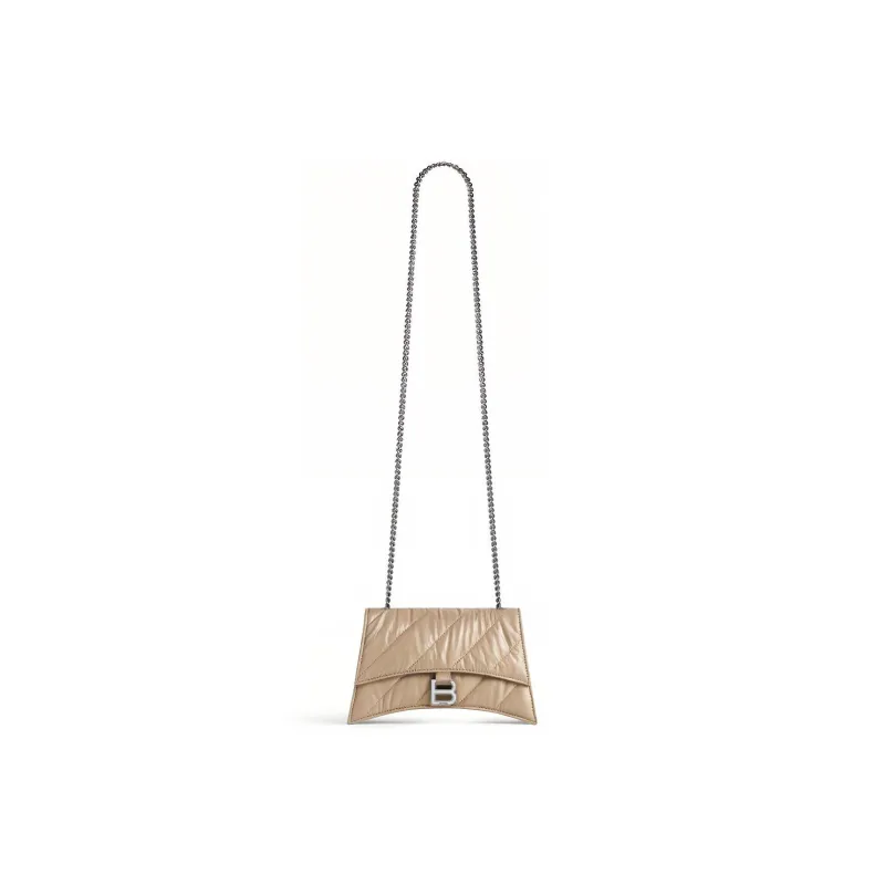 Balenciaga CRUSH Embossed Calfskin Crossbody Bag, Shoulder Bag Mini Women's-1