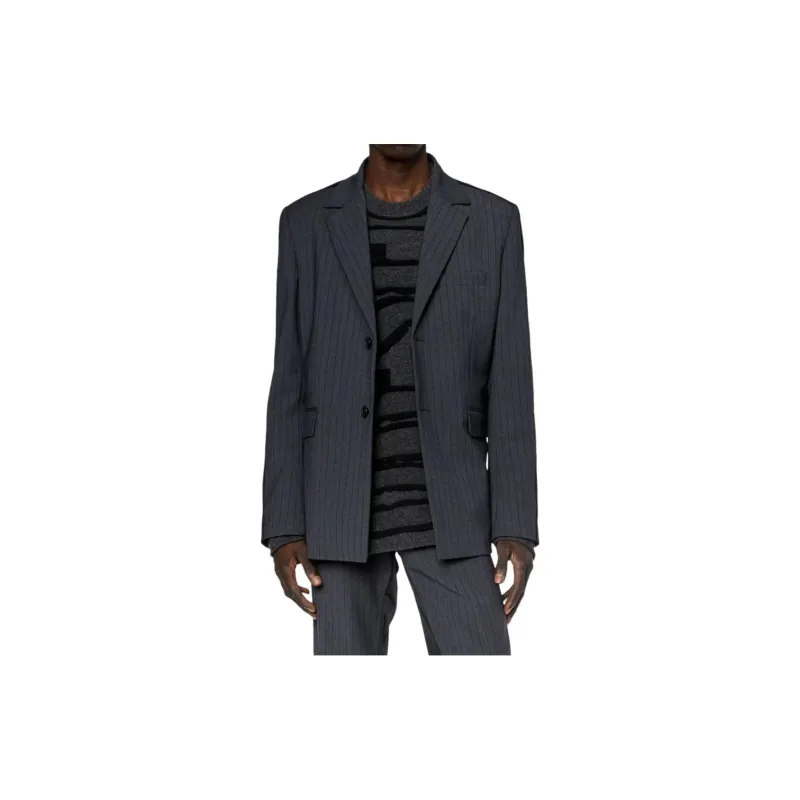 DIESEL J Wire Single Breasted Striped Blazer-1