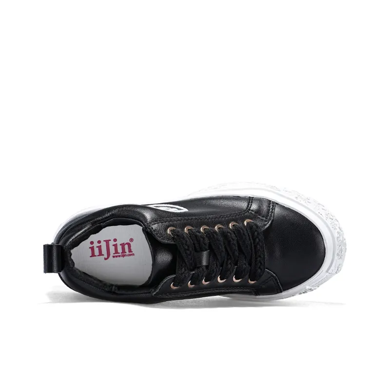 IiJin Slip-Resistant Low-Top Skateboard Shoes Women's-9