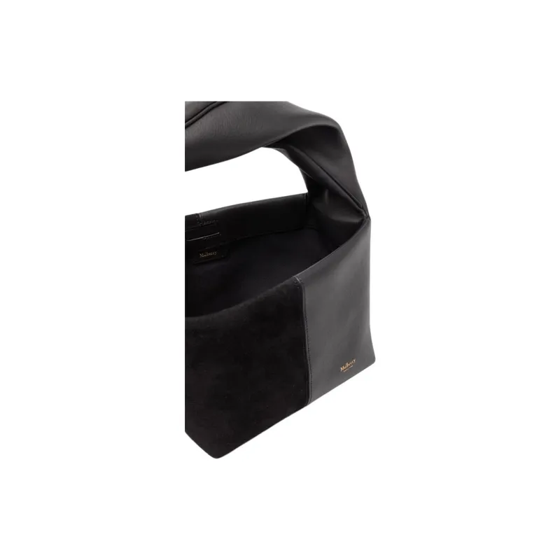 Mulberry Calfskin Small Square Bag Handbag Trumpets Women's Black-3