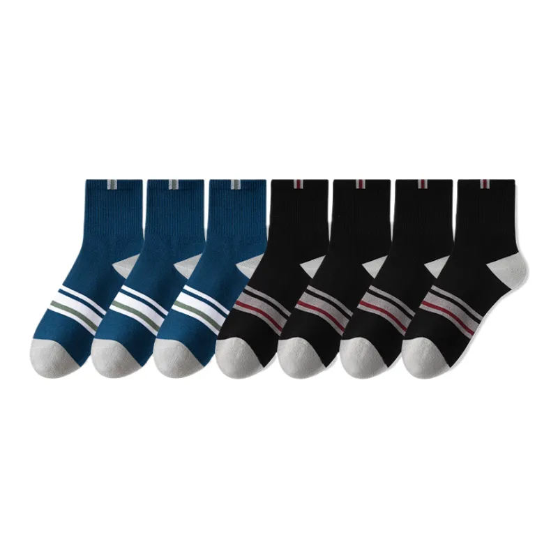 Lan Miao Mid Calf Socks Men's 7 Pack-10