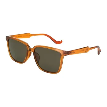 JINS TR90 Square Sunglasses Unisex Caramel
