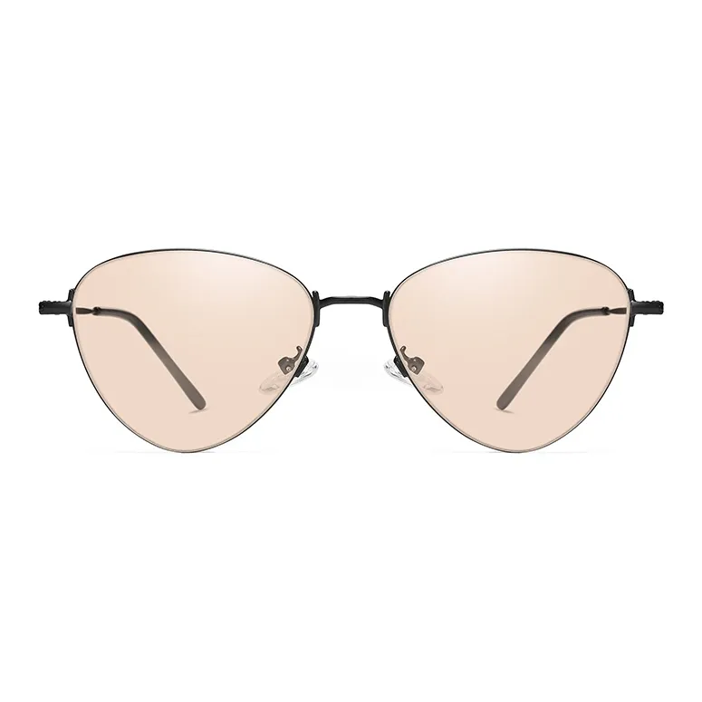 LUNAR Metal Irregular Shape Sunglasses Unisex-1