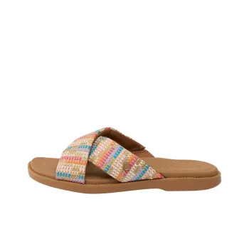 REEF Woven Abrasion-Resistant Slide Slippers Women's Brown