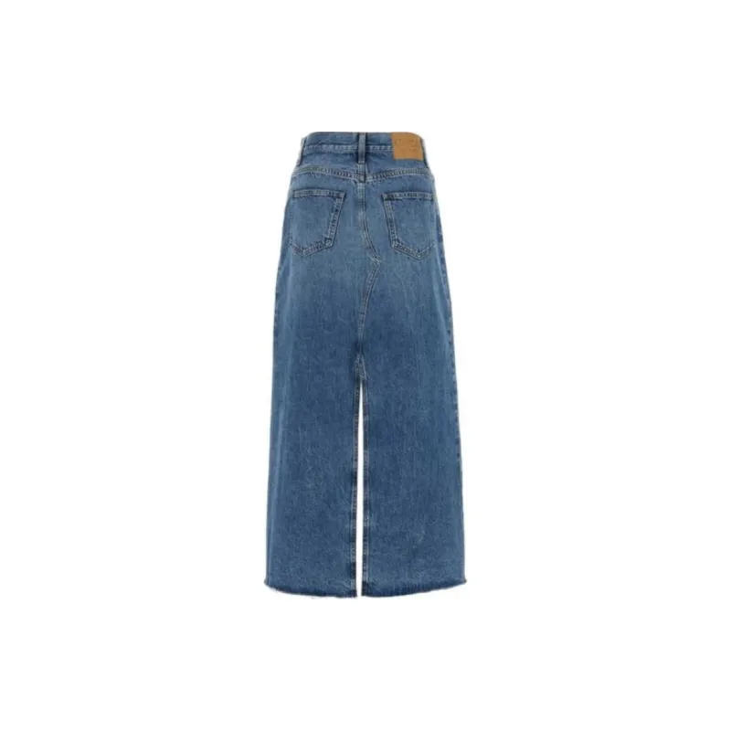 GUCCI Horsebit Denim Skirt-6