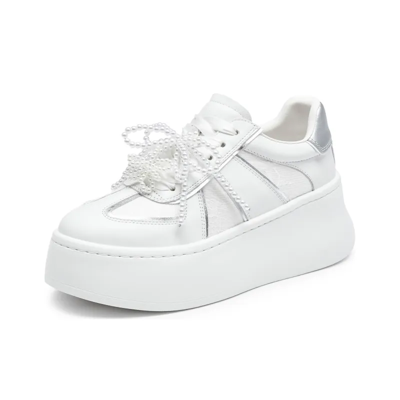 Staccato Abrasion Resistant Low Top Versatile Skateboard Shoes Women's-1