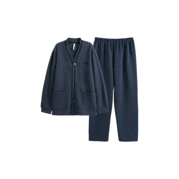 FENTENG Pajama Set Men's Royal Blue