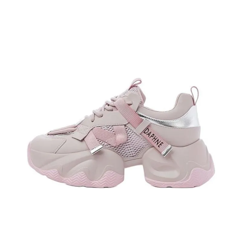 DAPHNE Height Increasing Low Top Chunky Sneakers Women's-0