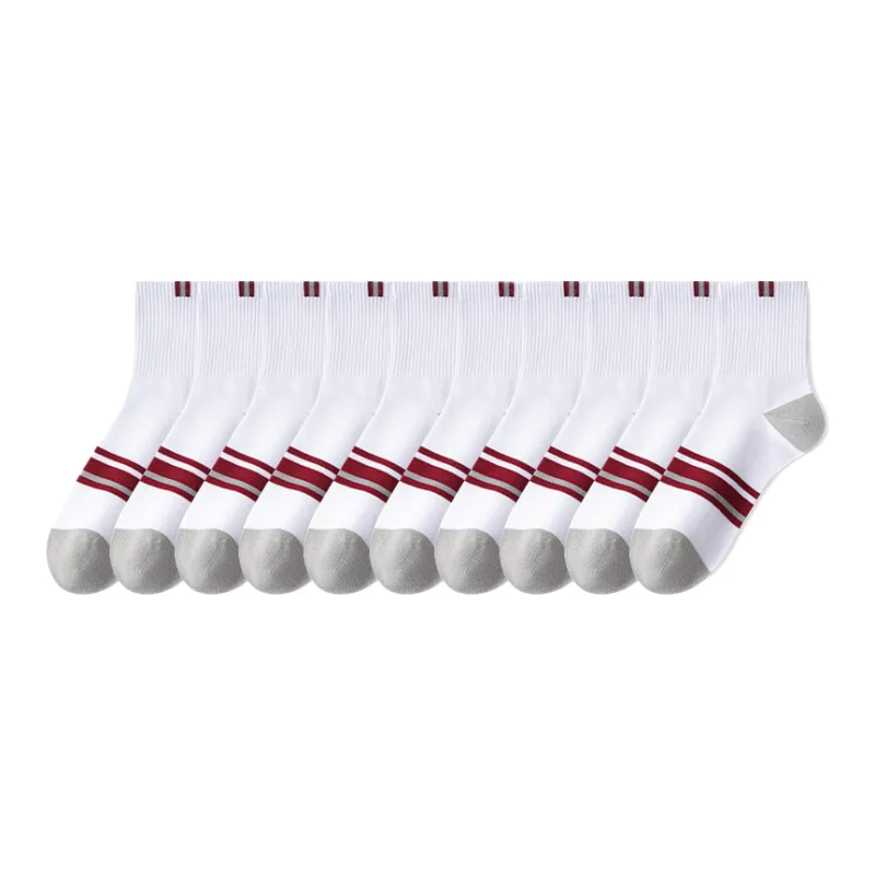 Lan Miao Mid Calf Socks Men's 10 Pack-12