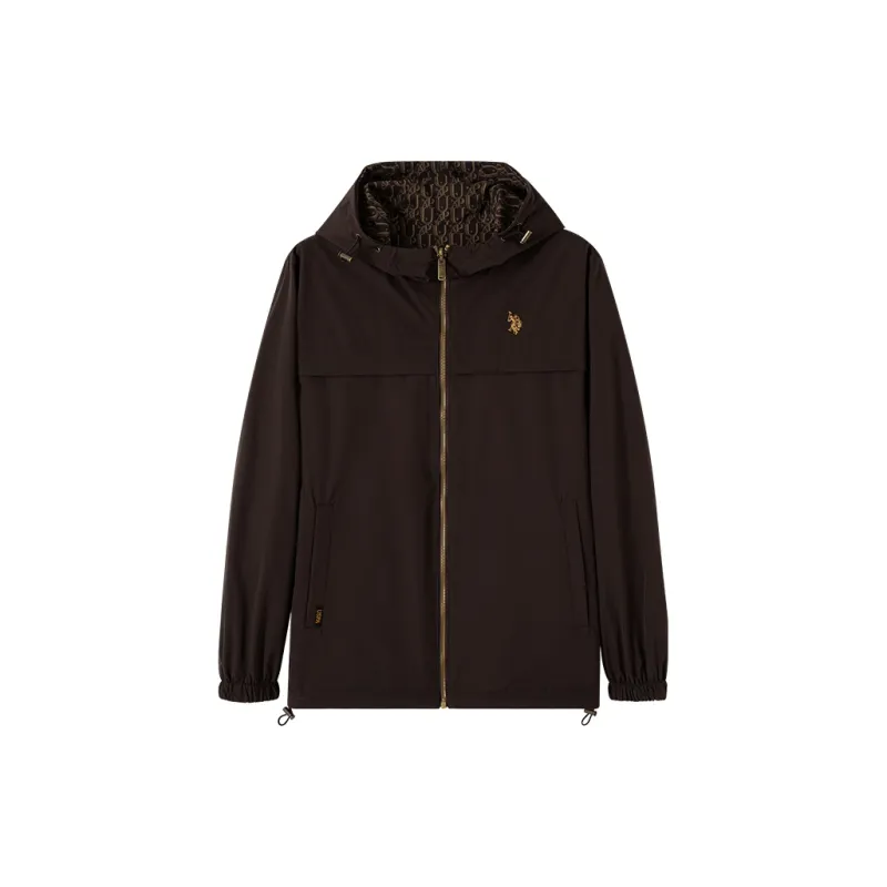 U.S. POLO ASSN. Jackets & Coats Men's Dark Coffee Print-2