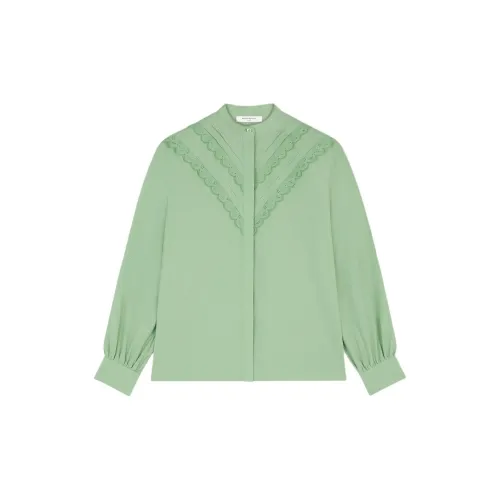 Maison Kitsune Shirts Women's Eucalyptus Color