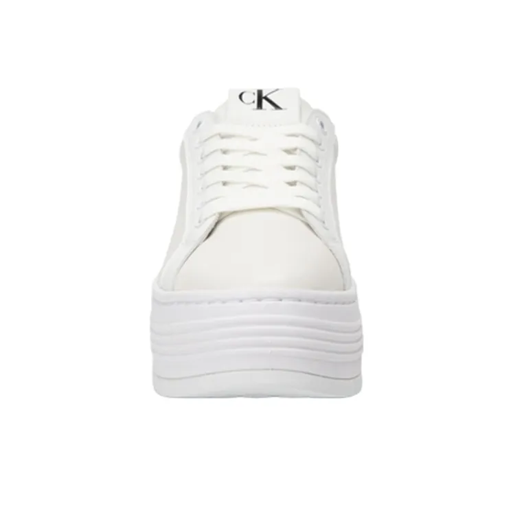 CKJ CALVIN KLEIN JEANS Low Top Casual Shoes Women's Moon White-3