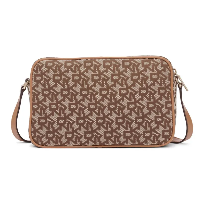 DKNY Polyester Crossbody Bag Shoulder Bag Regular Women's Brown-4