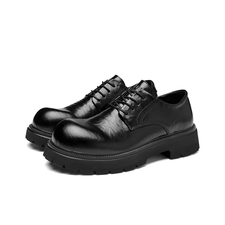 FAIRWHALE Men's Casual Leather Shoes Men's-2