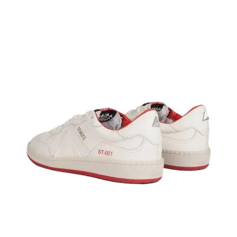 Schutz ST 001 Low-Top Skateboard Shoes Women's White-4