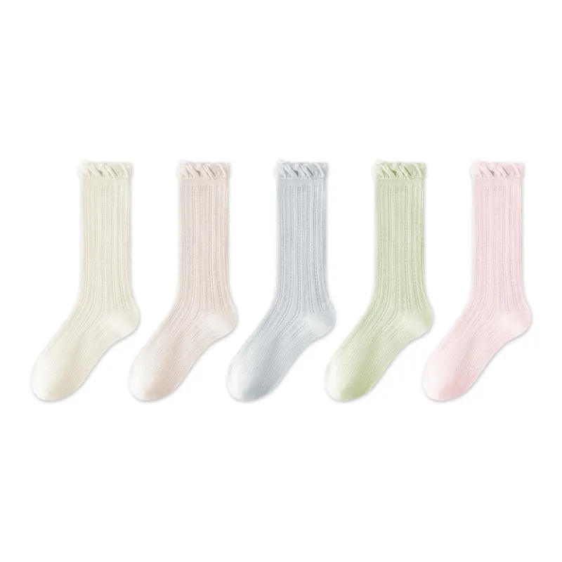 MIIOW Knee High Socks Women's 5 Pack-14