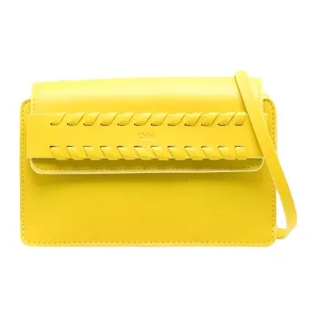 Chloe Mony Calfskin Clutch Wallet Regular Women's Yellow