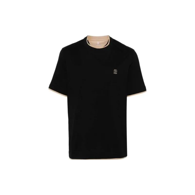 Brunello Cucinelli T Shirt Men's Black-1
