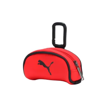 PUMA Synthetic Leather Ball Box Storage Bags Unisex Rich Red/Black