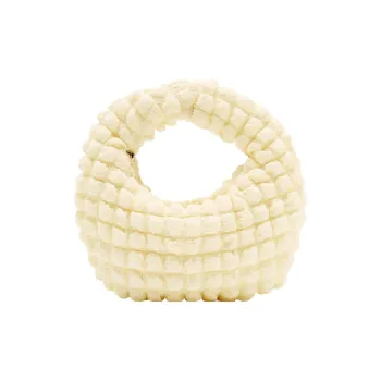 ZARA Polyester Crossbody Handbags Mini Women's White