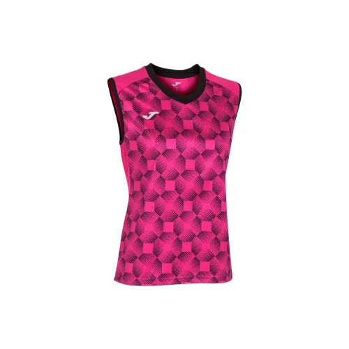 Joma T-Shirts Women's Neon Pink/Black