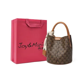 Joy&Mario PVC High-End Niche Casual Practical Commute Regular Women's Beige Yellow/Cocoa Coffee/Tale Green