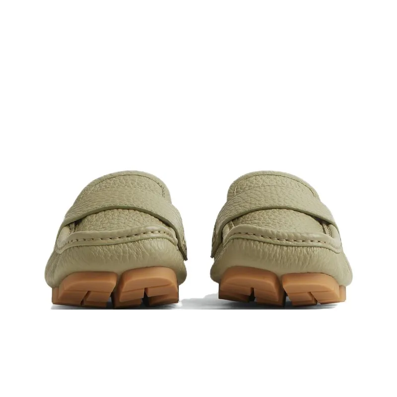 Bottega Veneta Shore Loafers Men's Green-2