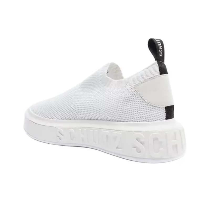 Schutz Low-Top Casual Shoes Women's White-3