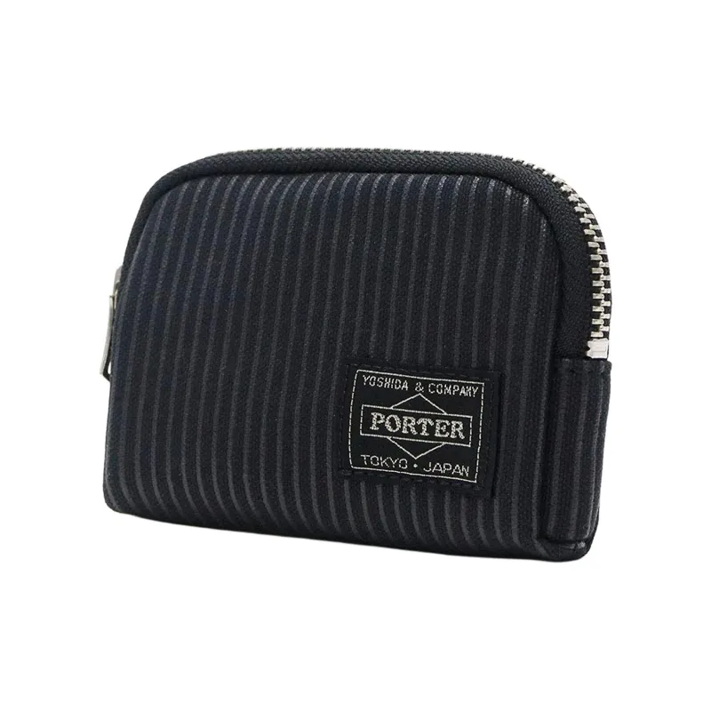 PORTER Cotton Key Pouch Regular Unisex Black-1