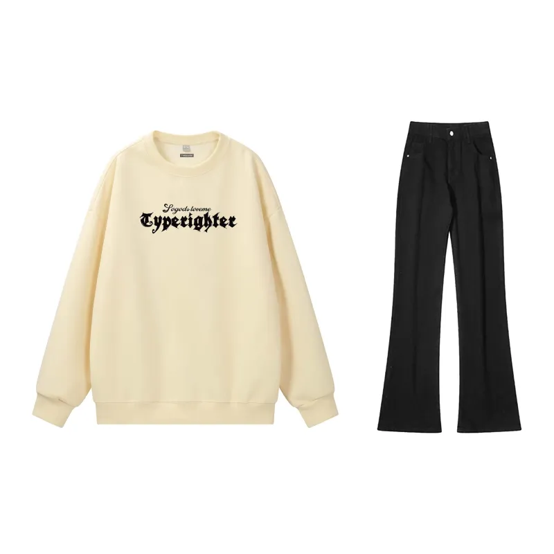 TYPERIGHTER Sweatshirt Set Unisex-12