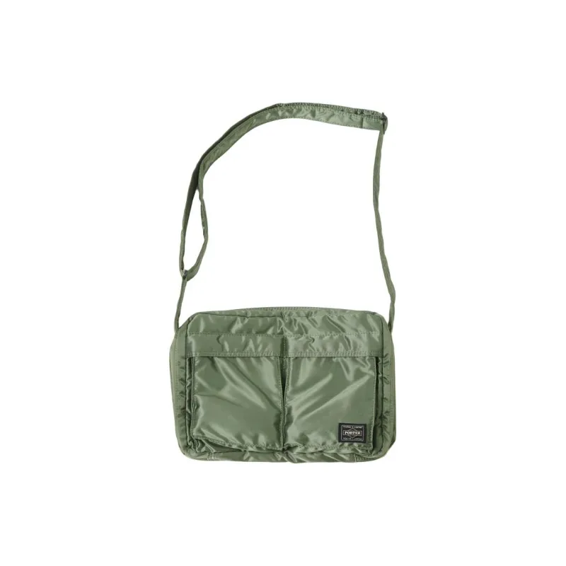 PORTER Nylon Shoulder Bag Regular Unisex Sage Green-0