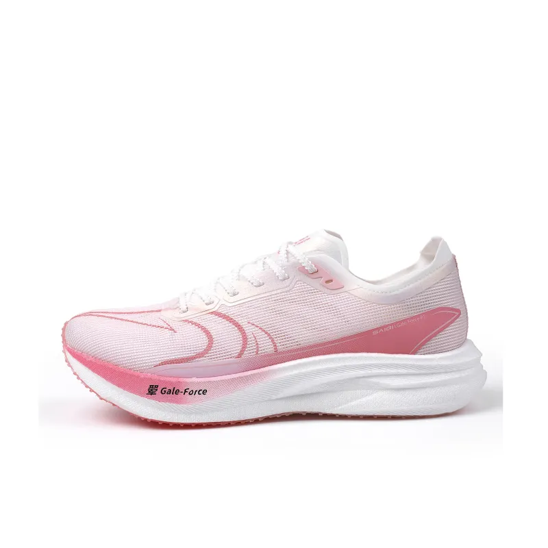 SAIQI Low Top Qingsheng Technology Running Shoes Unisex Pink Ripple Wind-0