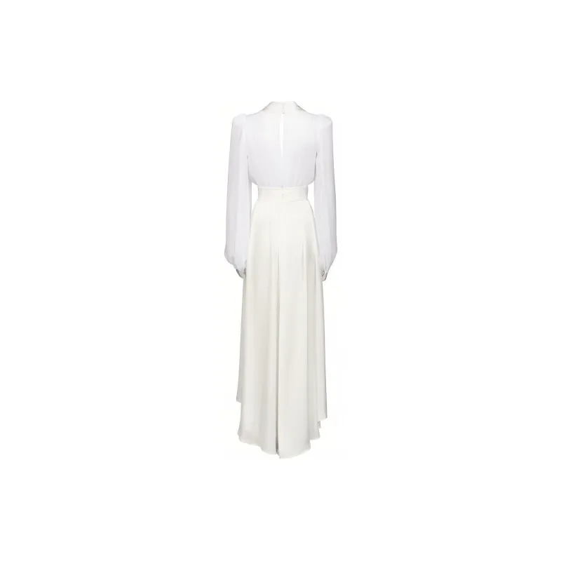 PINKO Long Sleeved Dresses Women's White-1
